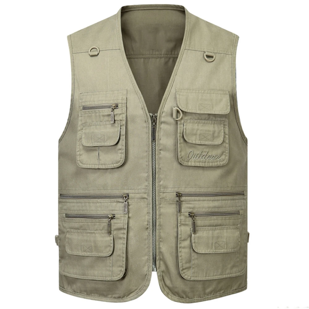 Multi-Pocket Waistcoat Male Summer Outdoor Men Sleeveless Tactical Military Camping Vest chaleco hombre Plus Size 6XL Streetwear
Multi-Pocket Waistcoat Male Summer Outdoor Men Sleeveless Tactical Military Camping Vest chaleco hombre Plus Size 6XL Streetwear