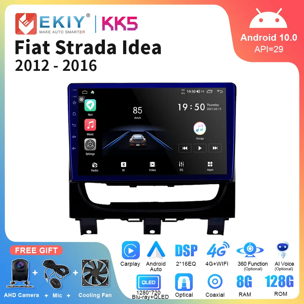 Автомобильный радиоприемник EKIY KK5 для Fiat Strada Idea 2012-2016 2 Din Android Auto DSP Мультимедийный видеоплеер GPS-навигация CarPlay Stereo
Автомобильный радиоприемник EKIY KK5 для Fiat Strada Idea 2012-2016 2 Din Android Auto DSP Мультимедийный видеоплеер GPS-навигация CarPlay Stereo