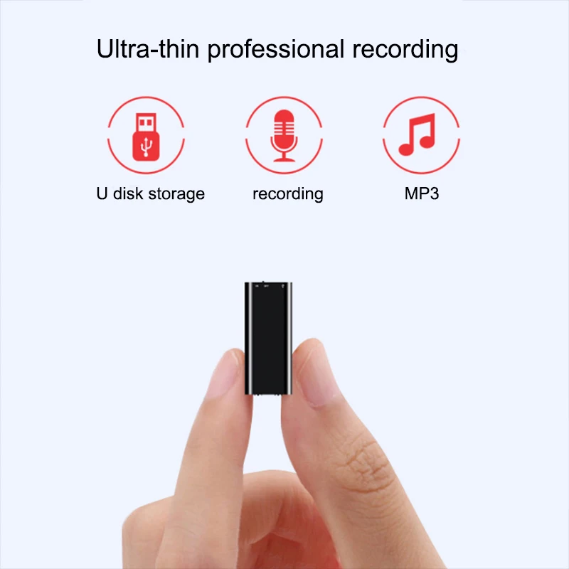 Миниатюрный диктофон с USB, диктофон 16/32 ГБ, цифровой диктофон с Mp3 плеером, цифровой микродиктофон, устройство записи звука
Миниатюрный диктофон с USB, диктофон 16/32 ГБ, цифровой диктофон с Mp3 плеером, цифровой микродиктофон, устройство записи звука