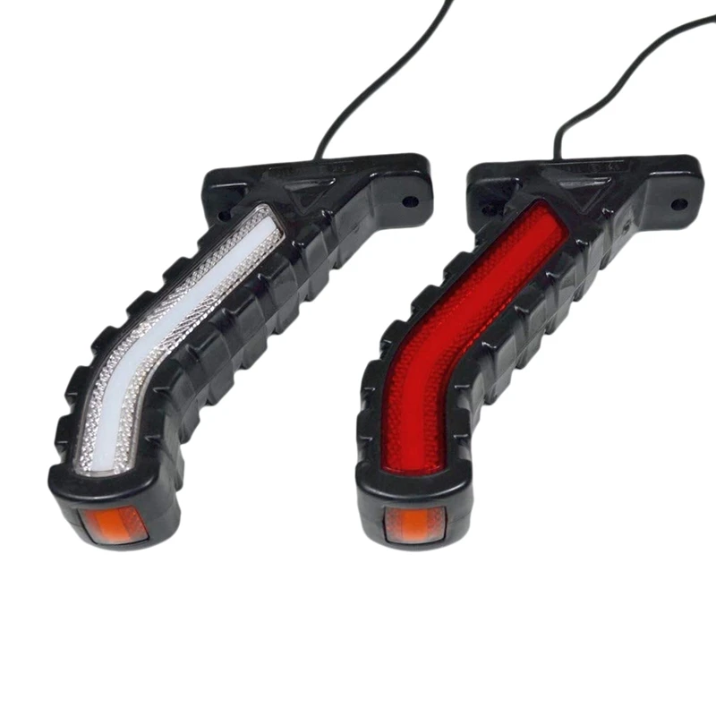2PCS Dynamic Truck LED Rubber Side Lights 12V 24V Universal Trailer Side Marker Lights Waterproof Outline Marker Lights
2PCS Dynamic Truck LED Rubber Side Lights 12V 24V Universal Trailer Side Marker Lights Waterproof Outline Marker Lights