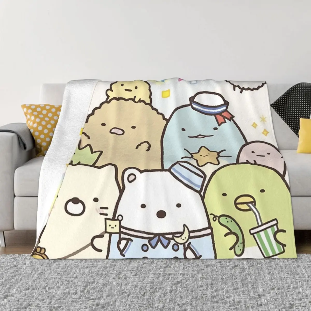 Sumikko Gurashi Sumikkogurashi Corner of Biological Cute Kawaii Blanket Flannel Cozy Soft FLeece Bedspread
Sumikko Gurashi Sumikkogurashi Corner of Biological Cute Kawaii Blanket Flannel Cozy Soft FLeece Bedspread