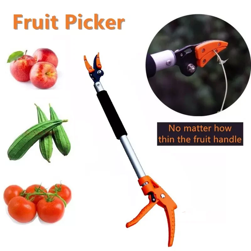 0.6m Long Handle Fruit Picker High Branch Pruning Tools Vegetables Fruit Knife Picker Tree Cutter Garden Tools New
0.6m Long Handle Fruit Picker High Branch Pruning Tools Vegetables Fruit Knife Picker Tree Cutter Garden Tools New