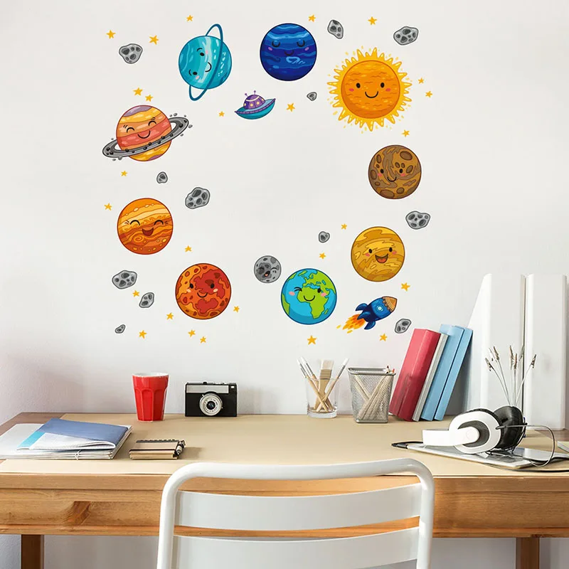 Universe Planet Wall Sticker Cartoon Wallpaper Mural Kids Rooms Study Rooms Bedroom Decorations Nursery Stickers Home Art Decals
Universe Planet Wall Sticker Cartoon Wallpaper Mural Kids Rooms Study Rooms Bedroom Decorations Nursery Stickers Home Art Decals