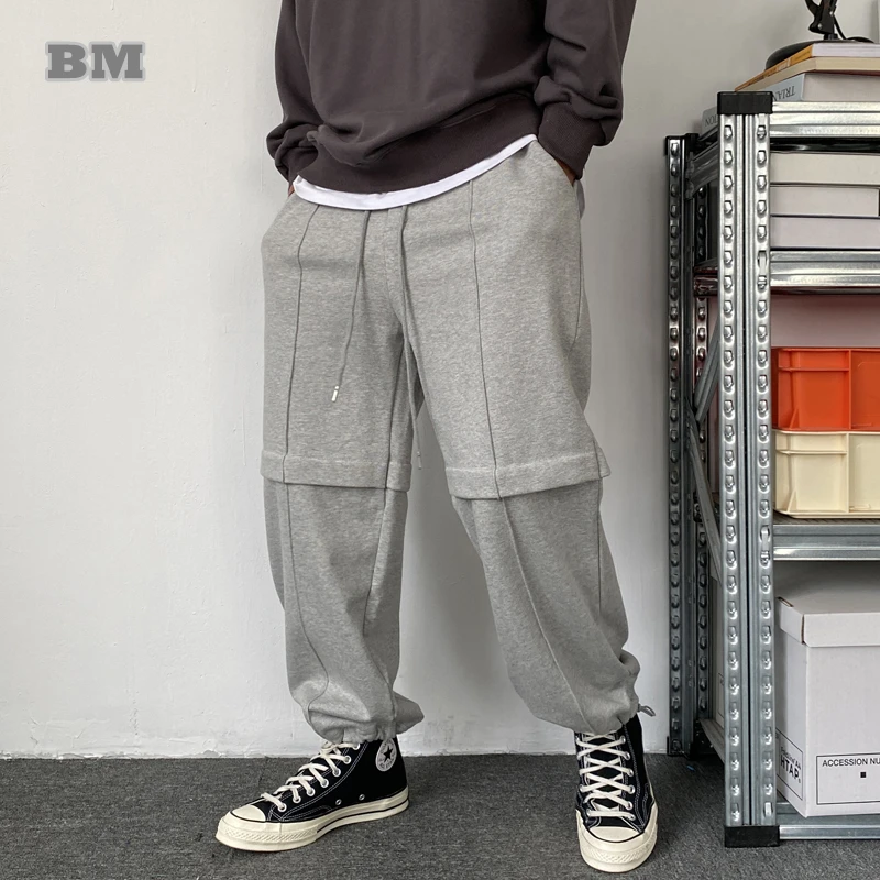 2022 Fall American Casual Thick Grey Sweatpants Streetwear Patchwork Jogging Pants Harajuku Casual Sports Joggers Men Clothing
2022 Fall American Casual Thick Grey Sweatpants Streetwear Patchwork Jogging Pants Harajuku Casual Sports Joggers Men Clothing