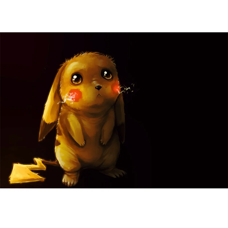 Pokemon Print Canvas Painting Posters and Print Pitiful Lovely Pikachu Art Wall Decor Picture for Living Room Cuadros Comic-cn
Pokemon Print Canvas Painting Posters and Print Pitiful Lovely Pikachu Art Wall Decor Picture for Living Room Cuadros Comic-cn