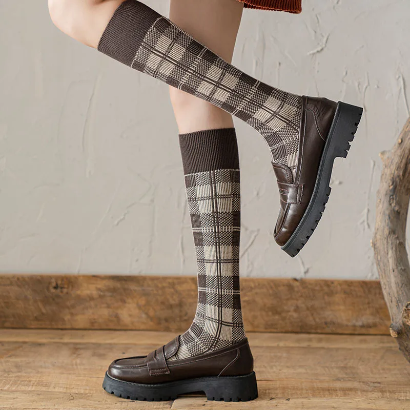 JK Japanese Fashion Long Socks Stockings Harajuku Retro Vintage Plaid Knee High Socks British Style School Girls Over Knee Socks
JK Japanese Fashion Long Socks Stockings Harajuku Retro Vintage Plaid Knee High Socks British Style School Girls Over Knee Socks