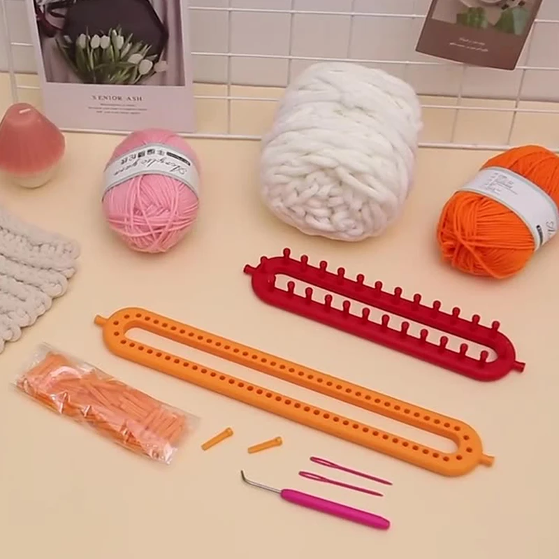 1 Set Rectangle Round Knitting Loom Weaving Scarf Sweater Hat Shawl Stitching Knitting Machine DIY Handmade Craft Braiding Tool
1 Set Rectangle Round Knitting Loom Weaving Scarf Sweater Hat Shawl Stitching Knitting Machine DIY Handmade Craft Braiding Tool