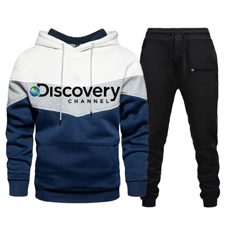 Мужской спортивный костюм на молнии Discovery Channel, повседневный спортивный костюм из 2 предметов, толстовка с капюшоном и штаны, брендовая Спортивная одежда для осени и зимы
Мужской спортивный костюм на молнии Discovery Channel, повседневный спортивный костюм из 2 предметов, толстовка с капюшоном и штаны, брендовая Спортивная одежда для осени и зимы