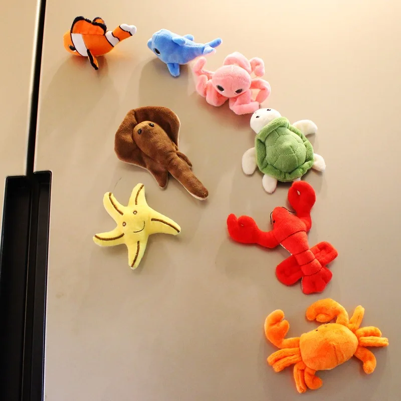 Cartoon Plush Action Figure Refrigerator Stickers Marine Animal Clown Fish Dolphin Magnet Stickers Doll Magnet Dolls KTCT325
Cartoon Plush Action Figure Refrigerator Stickers Marine Animal Clown Fish Dolphin Magnet Stickers Doll Magnet Dolls KTCT325