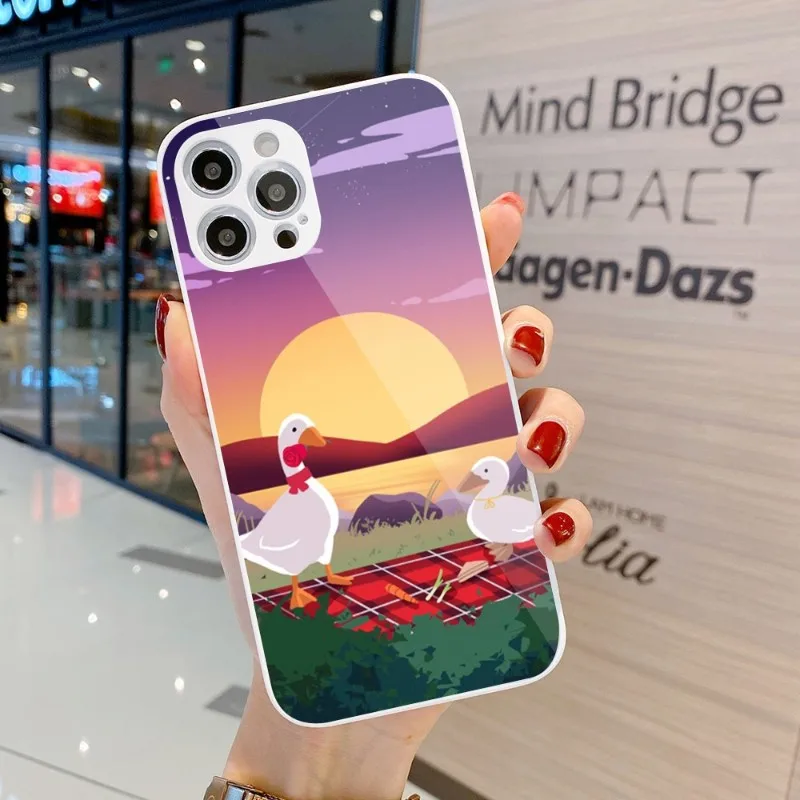 Чехол для телефона с изображением игры утиного гуся для iPhone 14, 13, 12, 11 Pro Max, X, XR, XS, 8, 7 Plus, чехол для телефона из жидкого стекла
Чехол для телефона с изображением игры утиного гуся для iPhone 14, 13, 12, 11 Pro Max, X, XR, XS, 8, 7 Plus, чехол для телефона из жидкого стекла