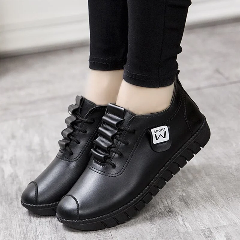 Comemore Women Pu Leather Shoes Women's Ballet Flat Shoes Red Black Sneakers Ladies Female Footwear Casual Walking Shoes Autumn
Comemore Women Pu Leather Shoes Women's Ballet Flat Shoes Red Black Sneakers Ladies Female Footwear Casual Walking Shoes Autumn