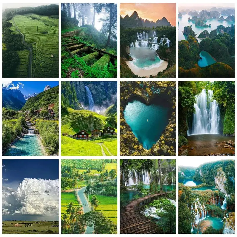 DIY Oil Painting By Numbers Natural Landscape Drawing Handpainted Art Wall Bedroom Living Room Home Kids Room Decoration Gift
DIY Oil Painting By Numbers Natural Landscape Drawing Handpainted Art Wall Bedroom Living Room Home Kids Room Decoration Gift