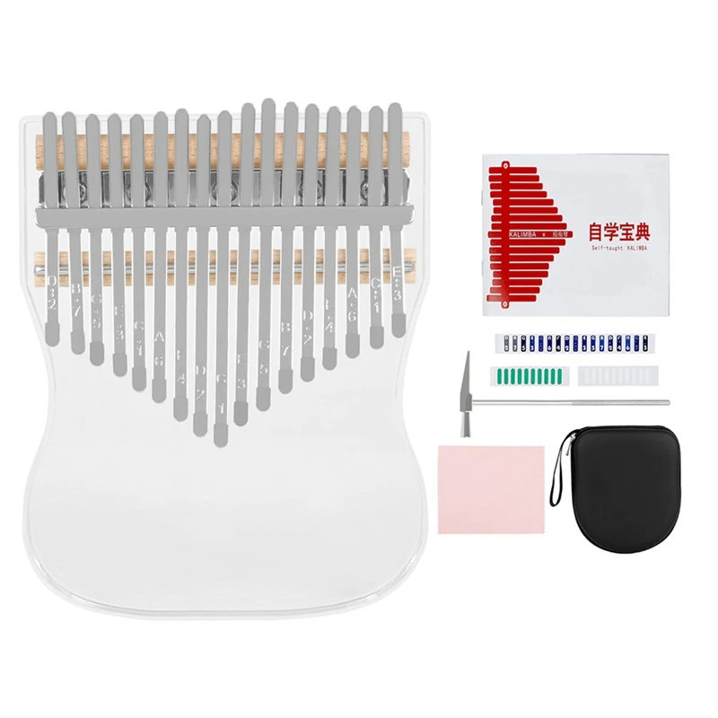 17-Tone Thumb Piano Finger Piano Acrylic Kalimba Finger Piano Beginner's Musical Instrument
17-Tone Thumb Piano Finger Piano Acrylic Kalimba Finger Piano Beginner's Musical Instrument