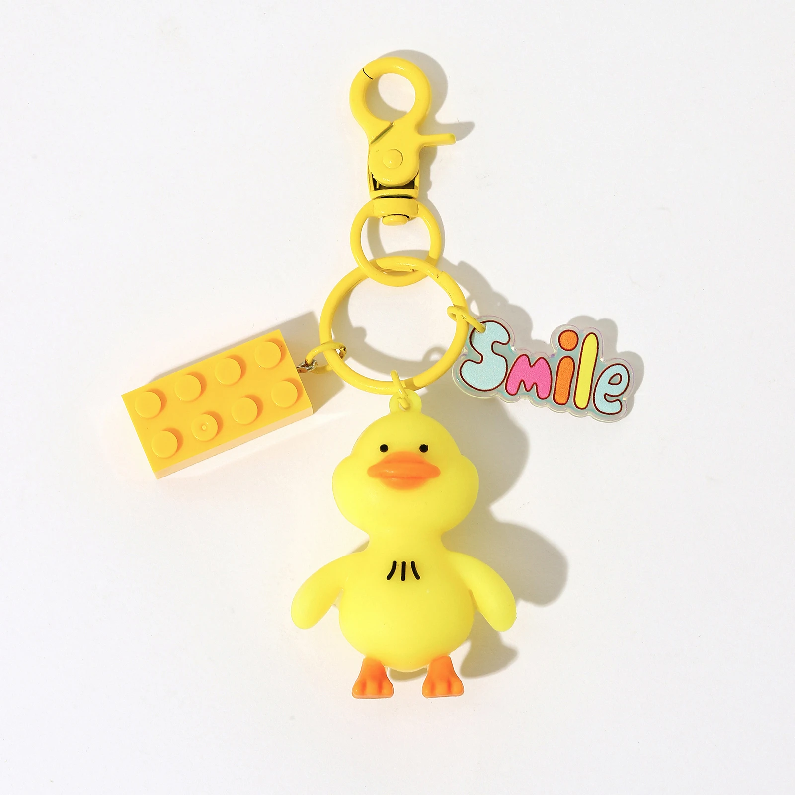 DCARZZ Cute Duck Keychain Jewelry Cartoon Kawaii Keychain Package Pendant Decoration For Women Duck Key Ring Bag for Car Keys
DCARZZ Cute Duck Keychain Jewelry Cartoon Kawaii Keychain Package Pendant Decoration For Women Duck Key Ring Bag for Car Keys