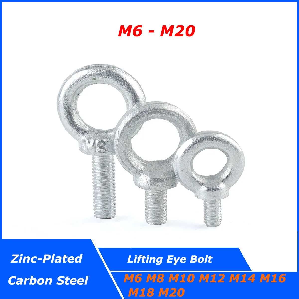 Винты с петлей M6 M8 M10 M12 M14 M16 M18 M20
Винты с петлей M6 M8 M10 M12 M14 M16 M18 M20