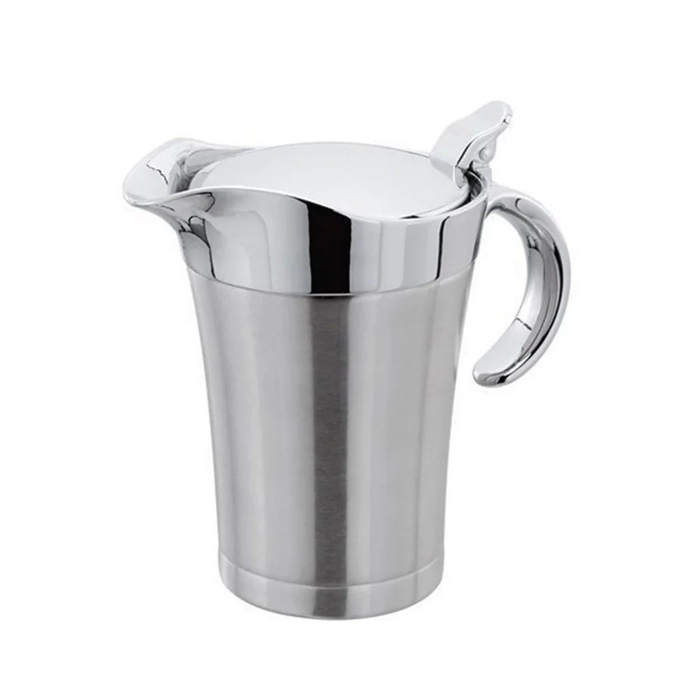 Oil Dispenser Bottle Vinegar Olive Container Stainless Steel Gravy Boat Sauce Pot Bottles Kitchencruet Pourer Cooking Lid
Oil Dispenser Bottle Vinegar Olive Container Stainless Steel Gravy Boat Sauce Pot Bottles Kitchencruet Pourer Cooking Lid