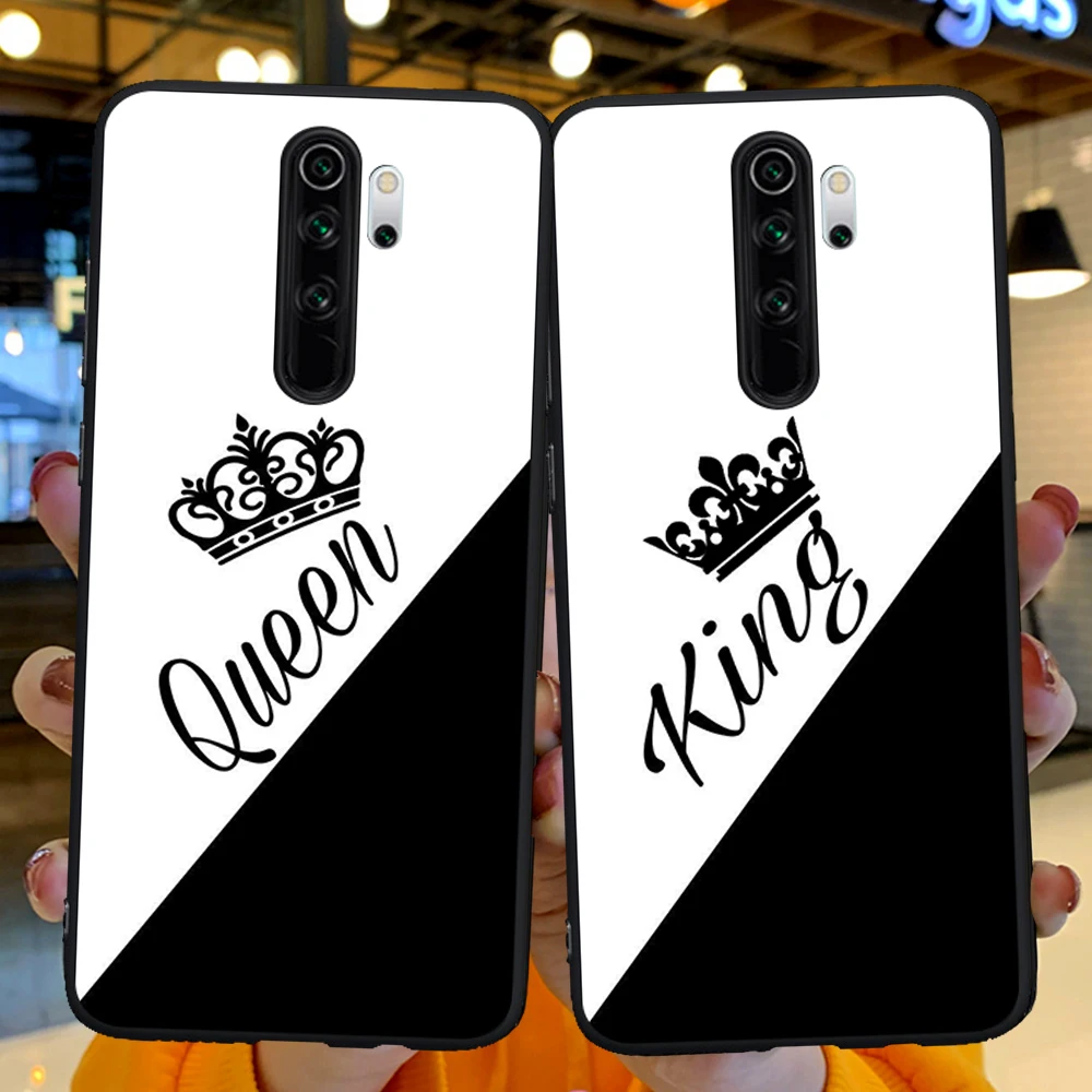 Fashion black and white King Queen Funda for Xiaomi Mi 9T Redmi Note 5 6 7 8 8T 9 9S 10 10Pro K20 K30 9T Pro Phone Case cover
Fashion black and white King Queen Funda for Xiaomi Mi 9T Redmi Note 5 6 7 8 8T 9 9S 10 10Pro K20 K30 9T Pro Phone Case cover
