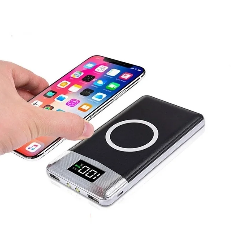 10000mah Power Bank External Battery Bank Built-in Wireless Charger Powerbank Portable QI Wireless Charger For iPhone 8 8plus XS
10000mah Power Bank External Battery Bank Built-in Wireless Charger Powerbank Portable QI Wireless Charger For iPhone 8 8plus XS