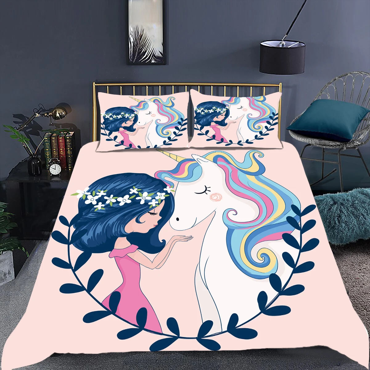 Bedding Sets Quilt Duvet Cover Sets Home Decor Single Queen King Size Gift Cute Flying Horse Cartoon Kids Unicorn
Bedding Sets Quilt Duvet Cover Sets Home Decor Single Queen King Size Gift Cute Flying Horse Cartoon Kids Unicorn