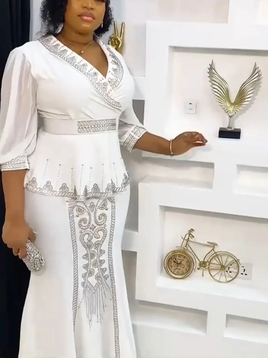 2 Pieces Set Plus Size Africa Clothes Dashiki African Skirts And Top for Women Ankara Wedding Party Gown Outfits 2023 New Robes
2 Pieces Set Plus Size Africa Clothes Dashiki African Skirts And Top for Women Ankara Wedding Party Gown Outfits 2023 New Robes