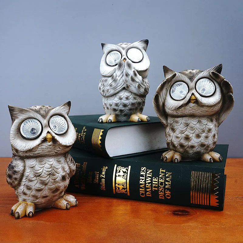 Resin Statue Modeling Solar Light Owl Nordic Abstract Ornaments For Figurines For Interior Sculpture Room Home Decor
Resin Statue Modeling Solar Light Owl Nordic Abstract Ornaments For Figurines For Interior Sculpture Room Home Decor