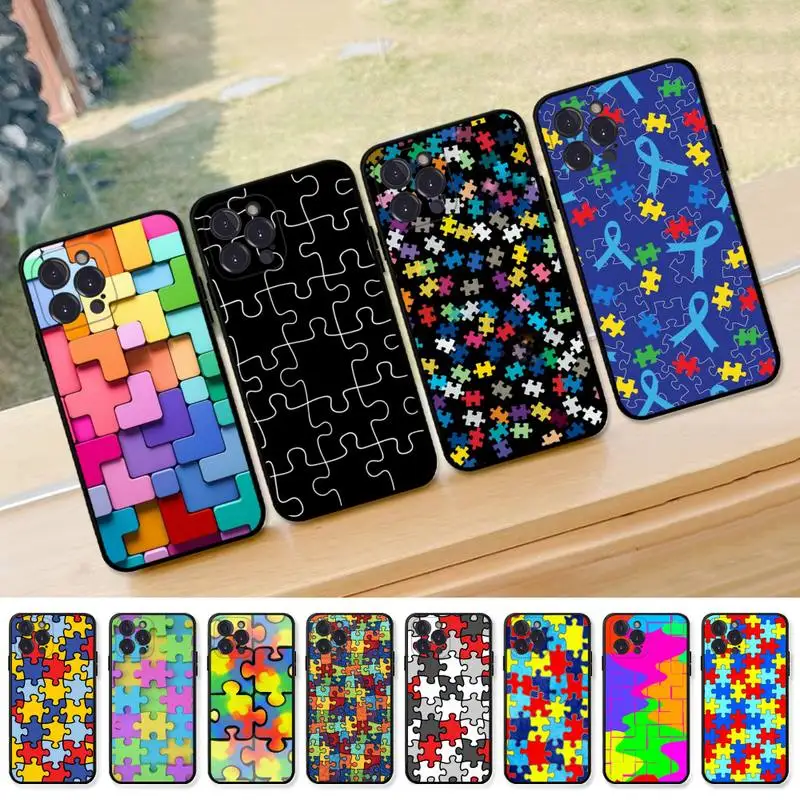 puzzle Phone Case for iPhone 13 12 Mini 11 14 Pro Max Xs X Xr 7 8 Plus 6 6s Se 2022 silicone Cover
puzzle Phone Case for iPhone 13 12 Mini 11 14 Pro Max Xs X Xr 7 8 Plus 6 6s Se 2022 silicone Cover