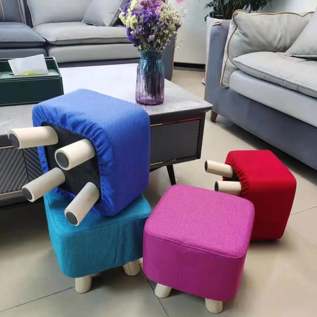 Solid Wood Small Stool Cartoon Living Room Sofa Stool Fabric Changing Shoe Stool Low Stool Household Small Stool Bear 330lb
Solid Wood Small Stool Cartoon Living Room Sofa Stool Fabric Changing Shoe Stool Low Stool Household Small Stool Bear 330lb