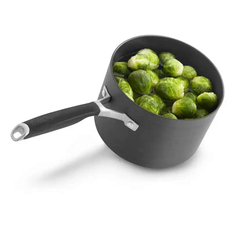 Deluxe Hard-Anodized Nonstick 3.5 Quart Saucepan with Lid - Ideal For Cooking Evenly, Retaining Heat & Easy Clean-Up.
Deluxe Hard-Anodized Nonstick 3.5 Quart Saucepan with Lid - Ideal For Cooking Evenly, Retaining Heat & Easy Clean-Up.