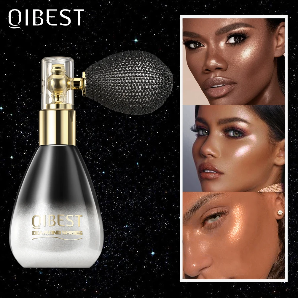 QIBEST Highlighter Powder Spray Shiny Makeup Spray Sparkle Glitter Brighten Shimmer High Gloss Powder For Face Arm Body Leg
QIBEST Highlighter Powder Spray Shiny Makeup Spray Sparkle Glitter Brighten Shimmer High Gloss Powder For Face Arm Body Leg