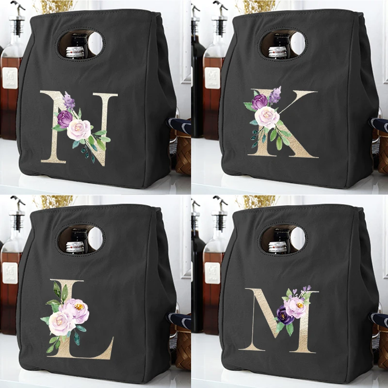 

Cream Gold Neutral Portable Lunch Bag Insulated Lunch Box Tote Bag Office Refrigerator Container Food Storage Bag Tote Bag