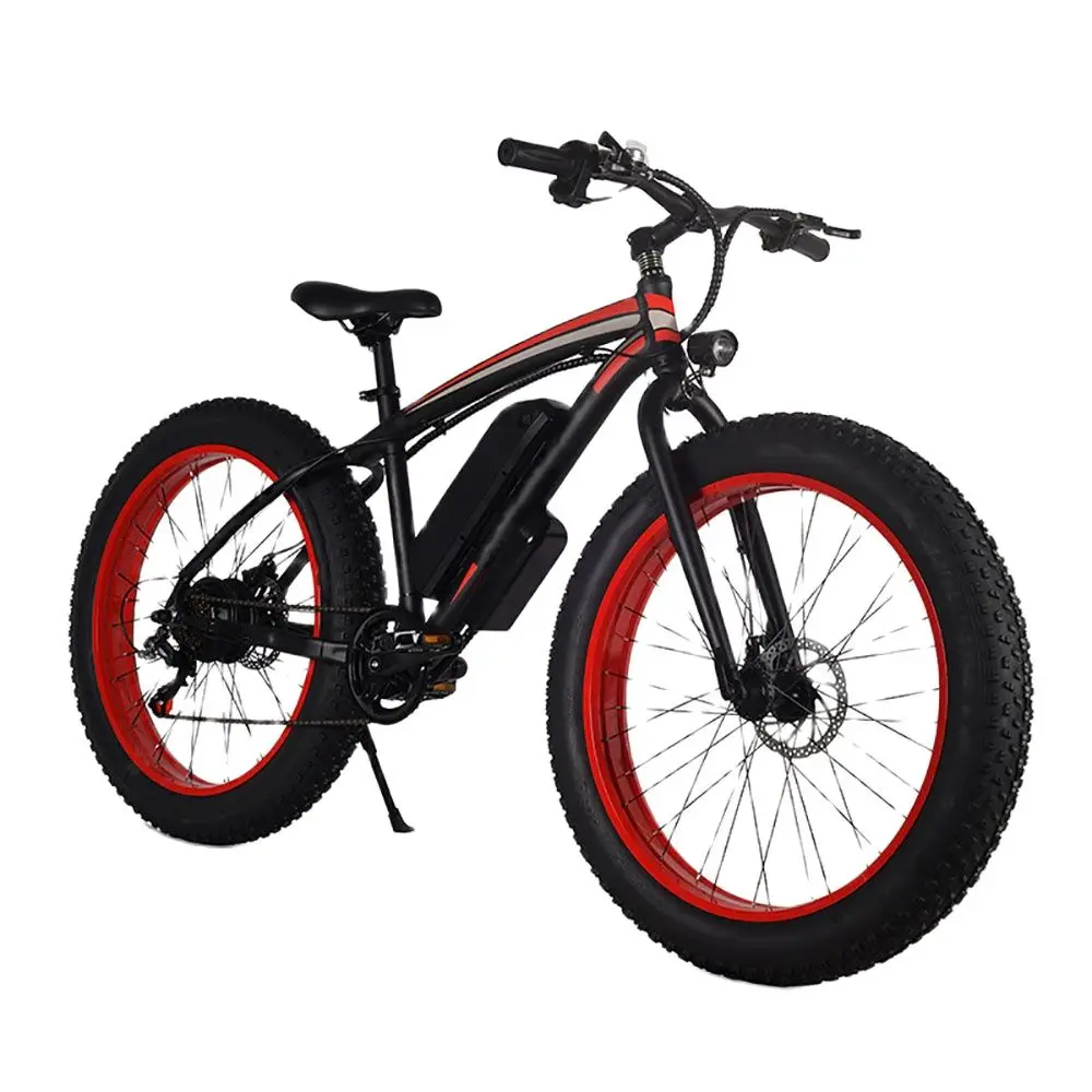 26 Inch Electric Bike Mountain Electric Bicycle High Carbon Steel Frame Large Capacity Lithium Battery Front And Rear Disc Brake 
26 Inch Electric Bike Mountain Electric Bicycle High Carbon Steel Frame Large Capacity Lithium Battery Front And Rear Disc Brake