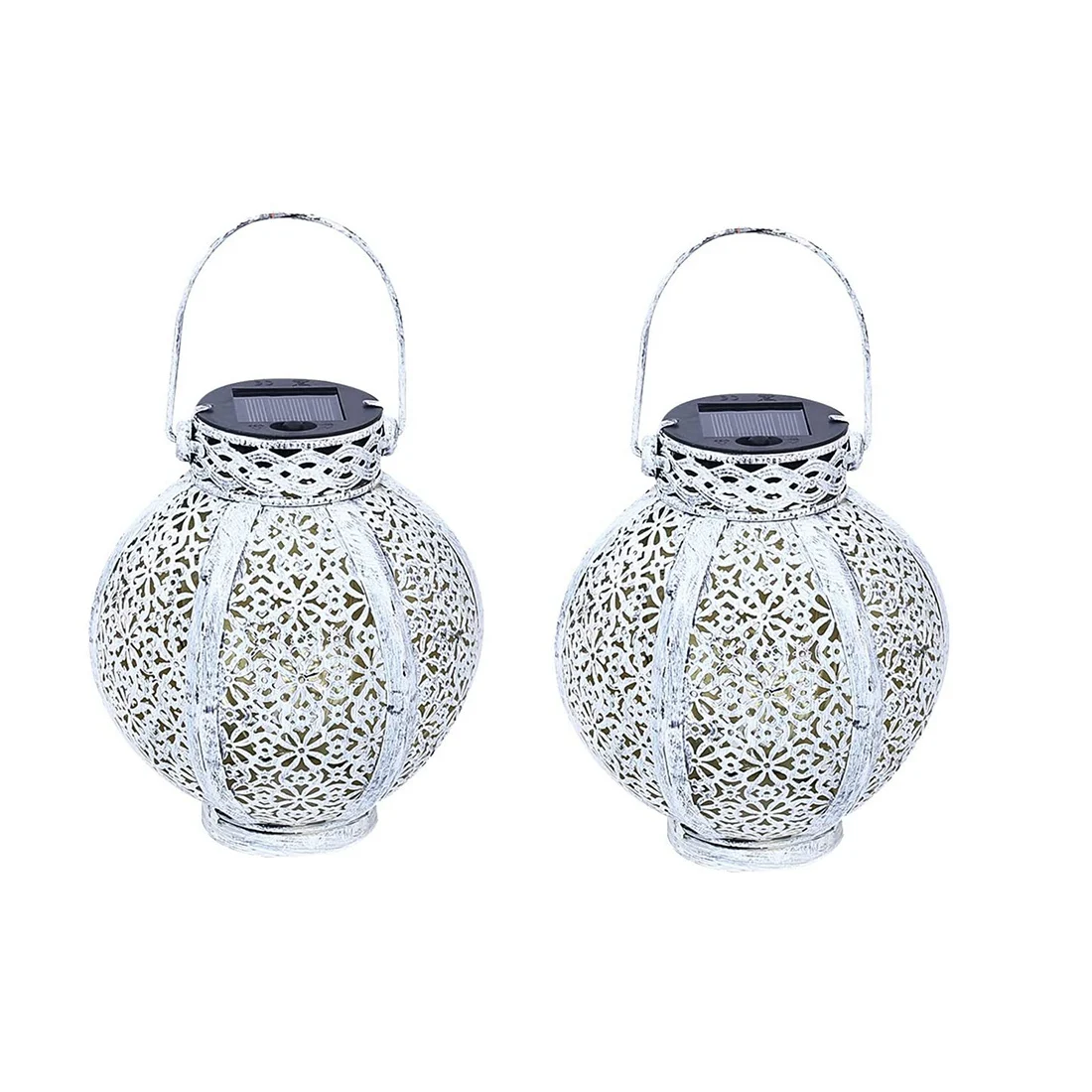 2 Pack Solar Lanterns Outdoor Hanging Retro Large Solar Lantern Lamps Outdoor Waterproof with Handle Metal Decorative
2 Pack Solar Lanterns Outdoor Hanging Retro Large Solar Lantern Lamps Outdoor Waterproof with Handle Metal Decorative