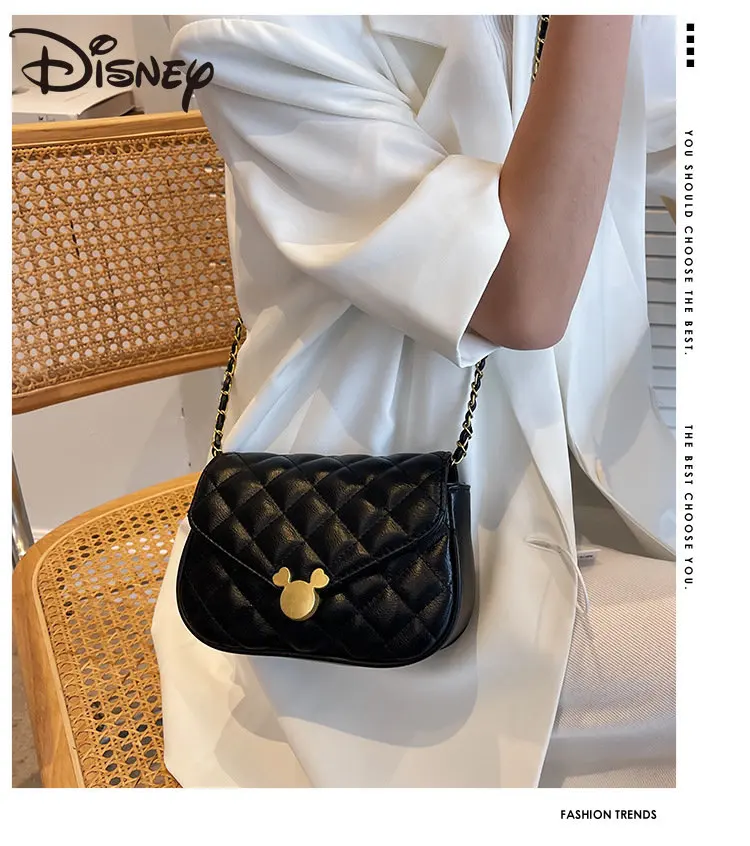 Disney 2023 New Fashion Girl Mickey Mouse Locking Strap Small Gold Ball Single Shoulder Crossbody Bag Small Retro Square Bag
Disney 2023 New Fashion Girl Mickey Mouse Locking Strap Small Gold Ball Single Shoulder Crossbody Bag Small Retro Square Bag