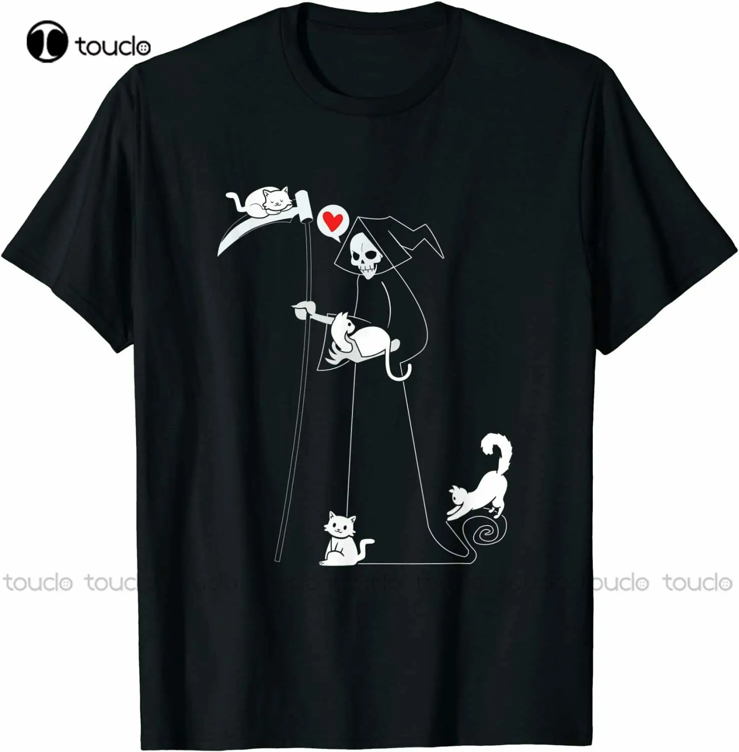 New Vintage Cute Grim Reaper Cat Satanic Hail Satan Occult T Shirt - Xs-5Xl Skull Shirt Cotton Tee Xs-5Xl Unisex Fashion Funny
New Vintage Cute Grim Reaper Cat Satanic Hail Satan Occult T Shirt - Xs-5Xl Skull Shirt Cotton Tee Xs-5Xl Unisex Fashion Funny