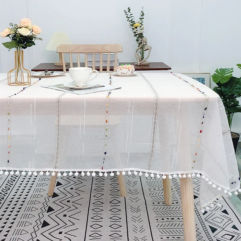 Lace Tablecloth Rectangle Coffee Table Cover Decor for Kitchen Dinning Home wedding Tulle Tassel Jacquard Table Cloth Coat Mat
Lace Tablecloth Rectangle Coffee Table Cover Decor for Kitchen Dinning Home wedding Tulle Tassel Jacquard Table Cloth Coat Mat