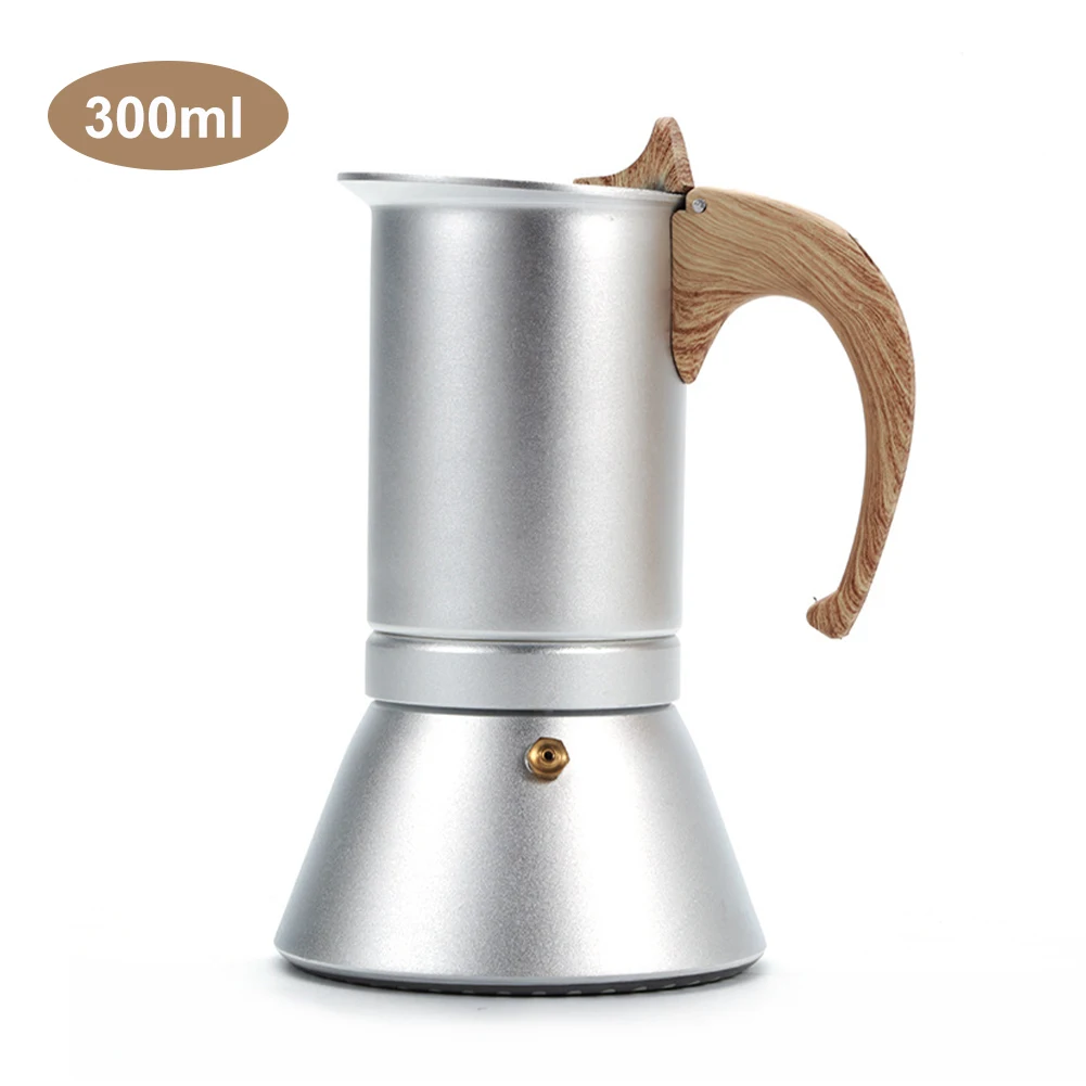 150ml/300ml Coffee Maker French Press Coffee Maker Moka Pot Stainless Steel Coffee Pot Induction Practical
150ml/300ml Coffee Maker French Press Coffee Maker Moka Pot Stainless Steel Coffee Pot Induction Practical