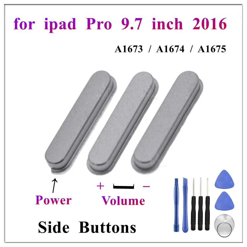 

1 шт., кнопка включения и выключения питания, замена кнопки для iPad Pro 9,7 дюймов, 2016, боковые кнопки, запчасти для ремонта