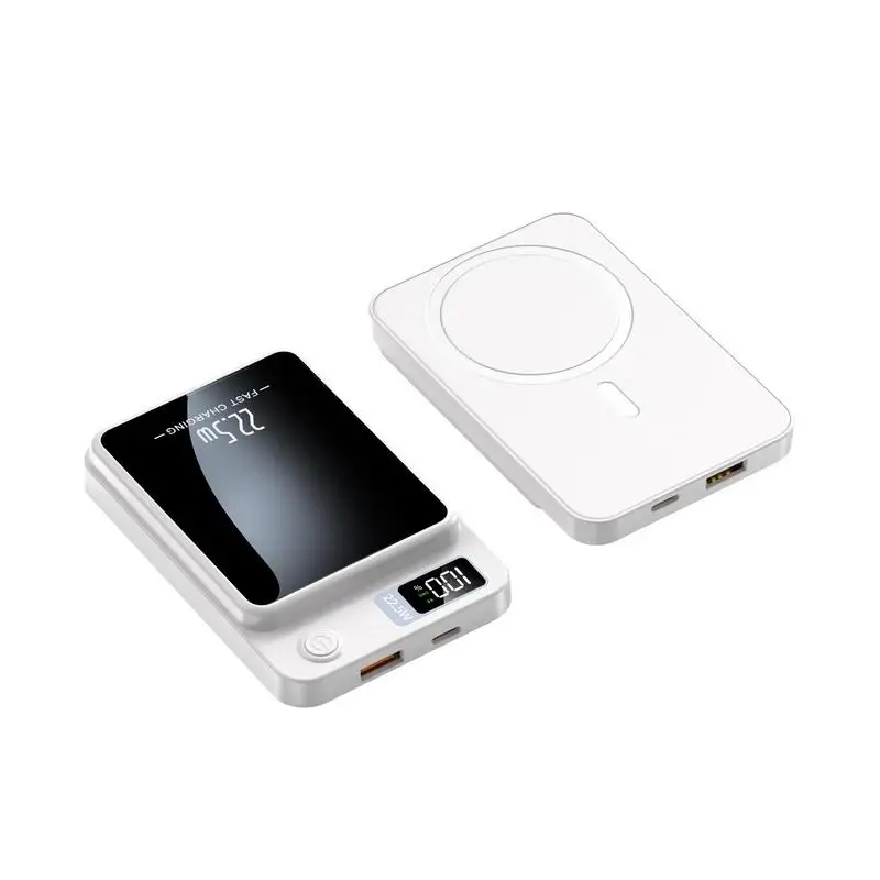 Safe 5000mAh 10000mAh Magnetic Wireless Power Bank 22.5W Charge Portable External Auxiliary Battery With Temperature Control
Safe 5000mAh 10000mAh Magnetic Wireless Power Bank 22.5W Charge Portable External Auxiliary Battery With Temperature Control