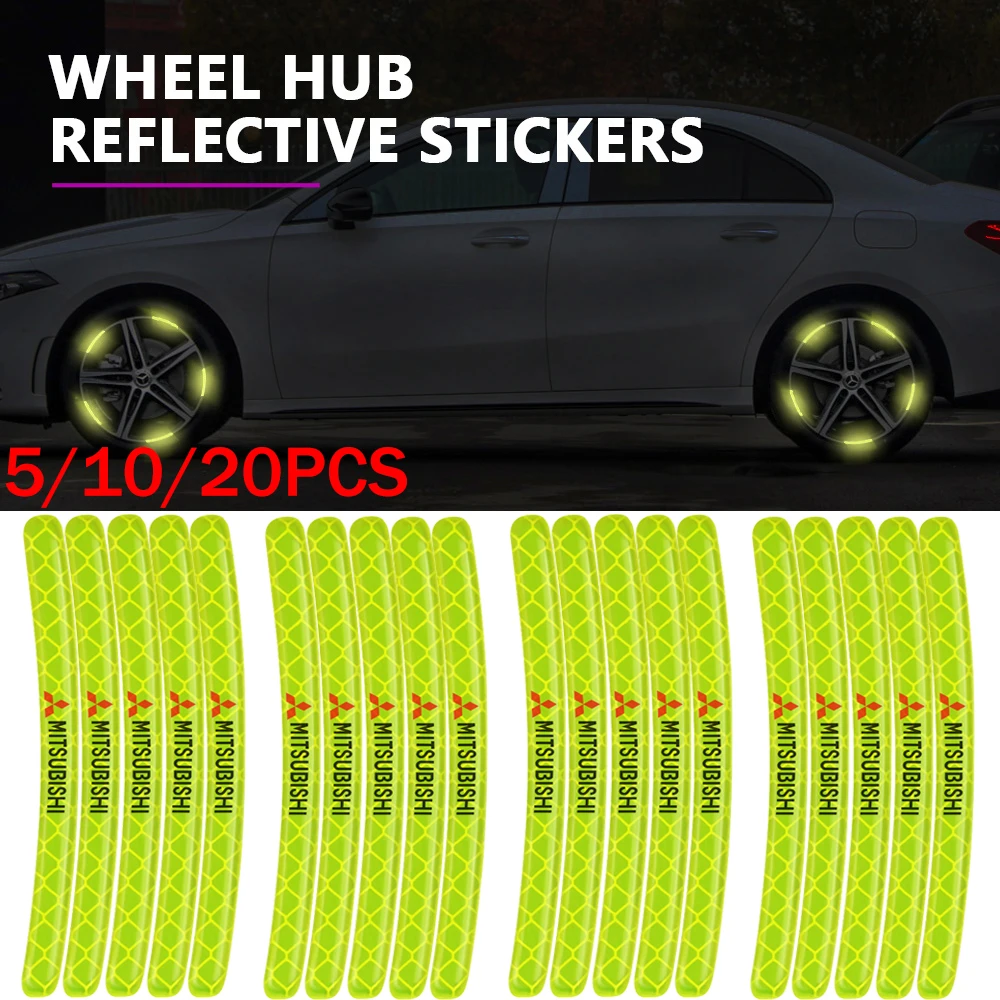 5/10/20PCS Car Rim Decoration Sticker Reflective Wheel Hub Decal for MITSUBISHI Ralliart Lancer EX Pajero Competition Outlander
5/10/20PCS Car Rim Decoration Sticker Reflective Wheel Hub Decal for MITSUBISHI Ralliart Lancer EX Pajero Competition Outlander