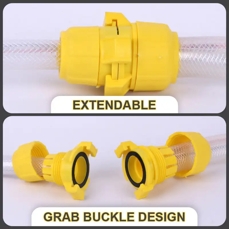 Fast Grab Buckle Water Pipe Connector Water Pipe Repair Garden Watering Hose ABS Quick Connector Pipe Accessories
Fast Grab Buckle Water Pipe Connector Water Pipe Repair Garden Watering Hose ABS Quick Connector Pipe Accessories