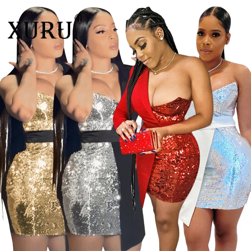 XURU New Women's Sexy Show Waist Dress, Sequin Single Side Long Sleeve Dress, Women's Nightclub Party Dress
XURU New Women's Sexy Show Waist Dress, Sequin Single Side Long Sleeve Dress, Women's Nightclub Party Dress