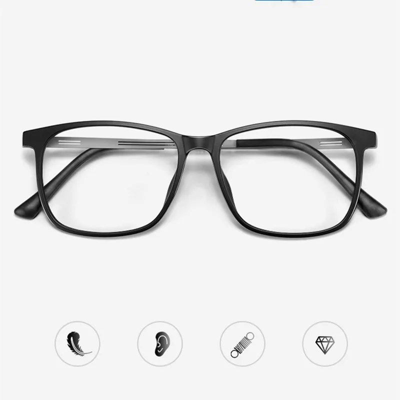 Ultra-light Pliable Fashion Polychromatic TR90 Square Eyewear Pure Titanium Myopia Eyeglasses Optical Prescription Glasses Frame
Ultra-light Pliable Fashion Polychromatic TR90 Square Eyewear Pure Titanium Myopia Eyeglasses Optical Prescription Glasses Frame