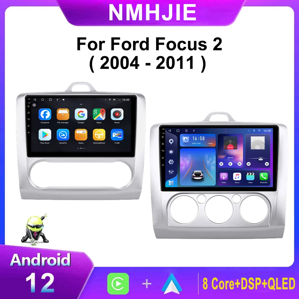 Car Radio Multimidia 4G Android 12 Auto Stereo Player Navigation GPS 2 Din Carplay For Ford Focus 2 3 Mk2 Mk3 2004 2005-2011
Car Radio Multimidia 4G Android 12 Auto Stereo Player Navigation GPS 2 Din Carplay For Ford Focus 2 3 Mk2 Mk3 2004 2005-2011