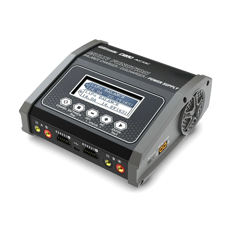 FOR D260 Dual-Channel Smart Balance Charger Discharger Power Supply 1-6s AC/Dc260w/14A
FOR D260 Dual-Channel Smart Balance Charger Discharger Power Supply 1-6s AC/Dc260w/14A