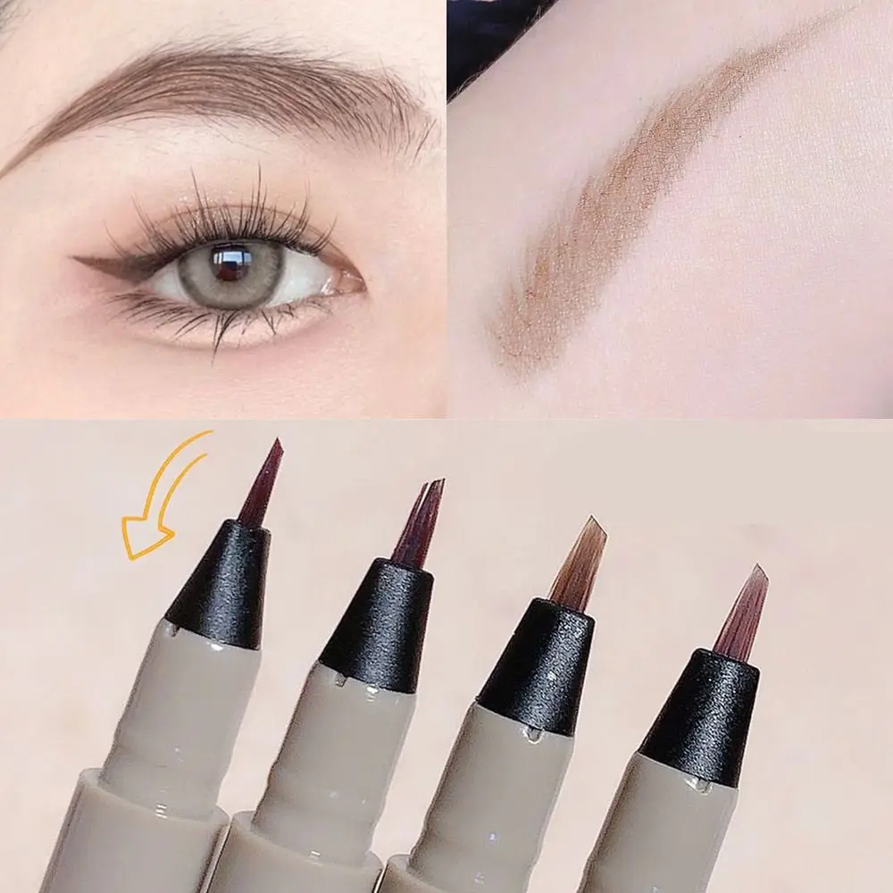 Natural Liquid Eyebrow Pencil Eyeliner Waterproof Multi-purpose Korean Cosmetic for Women Quick Dry Smooth Eye Brow Makeup Pens
Natural Liquid Eyebrow Pencil Eyeliner Waterproof Multi-purpose Korean Cosmetic for Women Quick Dry Smooth Eye Brow Makeup Pens