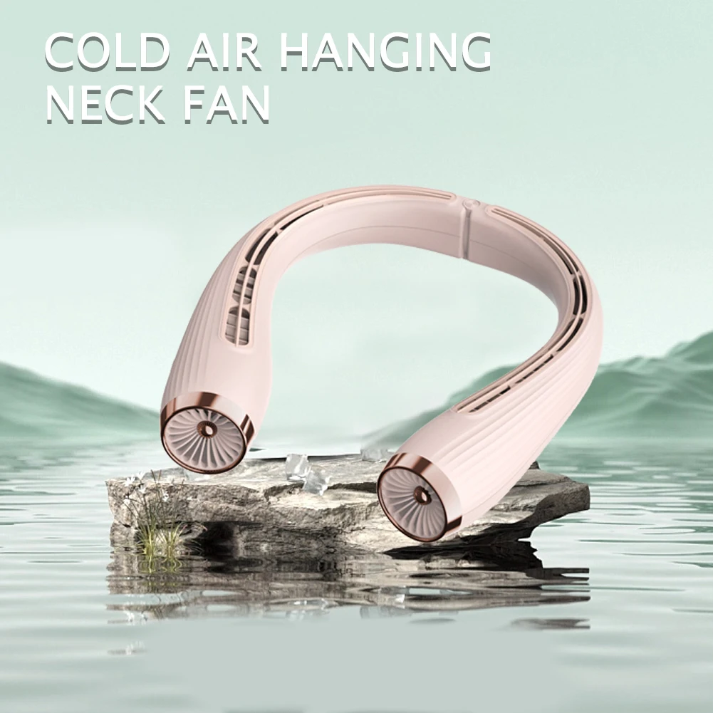Portable Hanging Neck Fan Twin Turbo Air Cooling Bladeless USB Neckband Fan 8000mah Rechargeable Mini for Outdoor Travel Sports
Portable Hanging Neck Fan Twin Turbo Air Cooling Bladeless USB Neckband Fan 8000mah Rechargeable Mini for Outdoor Travel Sports