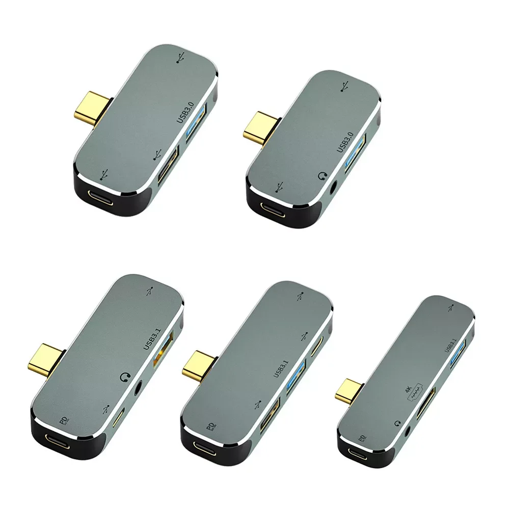 Original 6 in 1 Type-C Hub 3.55mm Jack PD100W USB3.0/USB2.0/USB3.1 HDMI-Compatible USB Extender
Original 6 in 1 Type-C Hub 3.55mm Jack PD100W USB3.0/USB2.0/USB3.1 HDMI-Compatible USB Extender