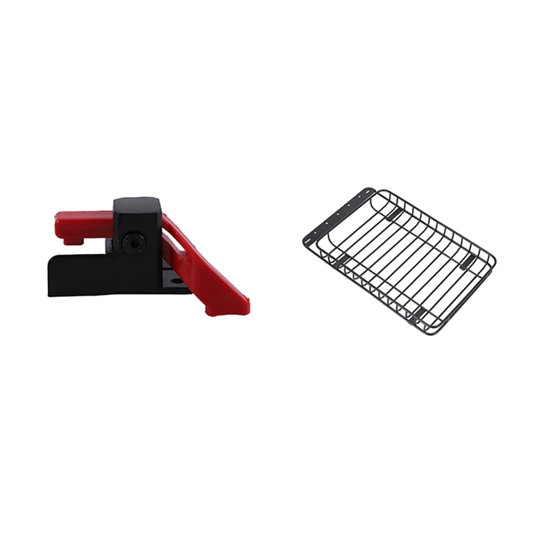 2 Pcs RC Car Part: 1 Pcs For TRX-4 ESC Easy Start Trigger Power Switch & 1 Pcs Luggage Carrier Roof Rack
2 Pcs RC Car Part: 1 Pcs For TRX-4 ESC Easy Start Trigger Power Switch & 1 Pcs Luggage Carrier Roof Rack