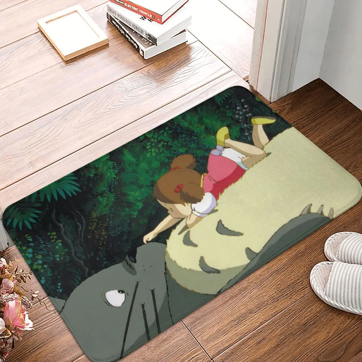 Коврик Totoro Mei для входной двери, аниме фильм, нескользящий, для ванной комнаты, для прихожей, декоративный
Коврик Totoro Mei для входной двери, аниме фильм, нескользящий, для ванной комнаты, для прихожей, декоративный