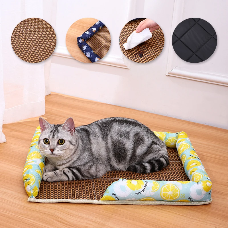 Pet Supplies Summer Pet Cat Mat Dog Cooling Kennel Cat Beds Breathable Blanket Cat Ice Pads Pet Cushion for Small Medium Cat
Pet Supplies Summer Pet Cat Mat Dog Cooling Kennel Cat Beds Breathable Blanket Cat Ice Pads Pet Cushion for Small Medium Cat